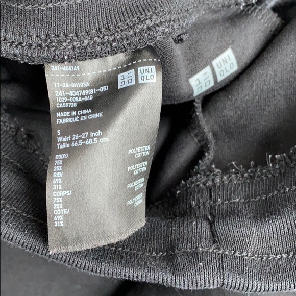 Women’s Uniqlo black joggers - Picture 5 of 5